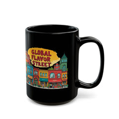 Taza negra con sabor global (11 oz, 15 oz) - StyleMZ 