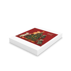 Purrfect holiday Greeting cards (8, 16, and 24 pcs)  - StyleMZ