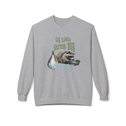 Korea -  The water of life Unisex Midweight Softstyle Fleece Crewneck Sweatshirt  - StyleMZ