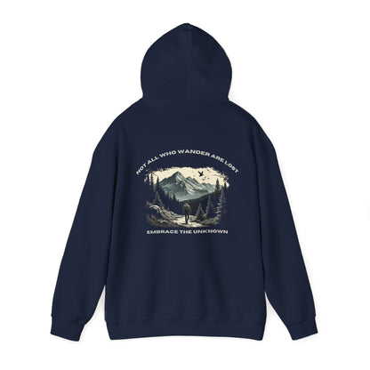 Not All Who Wander Are Lost Unisex Heavy Blend™ Hooded Sweatshirt - StyleMZ