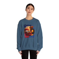 Home is the best place Unisex Heavy Blend™ Crewneck Sweatshirt  - StyleMZ