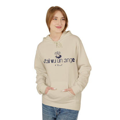 I saw an angel Unisex Midweight Softstyle Fleece Hoodie - StyleMZ - Stylemz