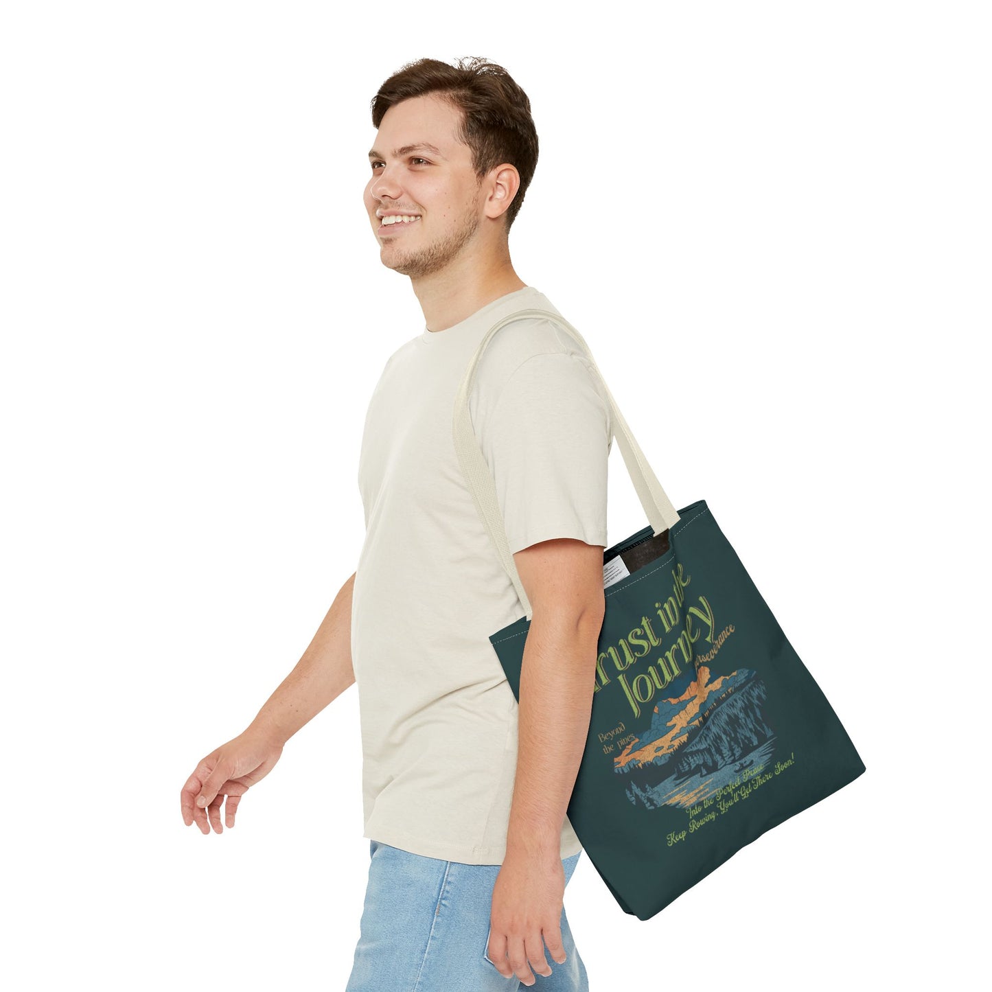 Trust in the journey Tote Bag (AOP) - StyleMZ