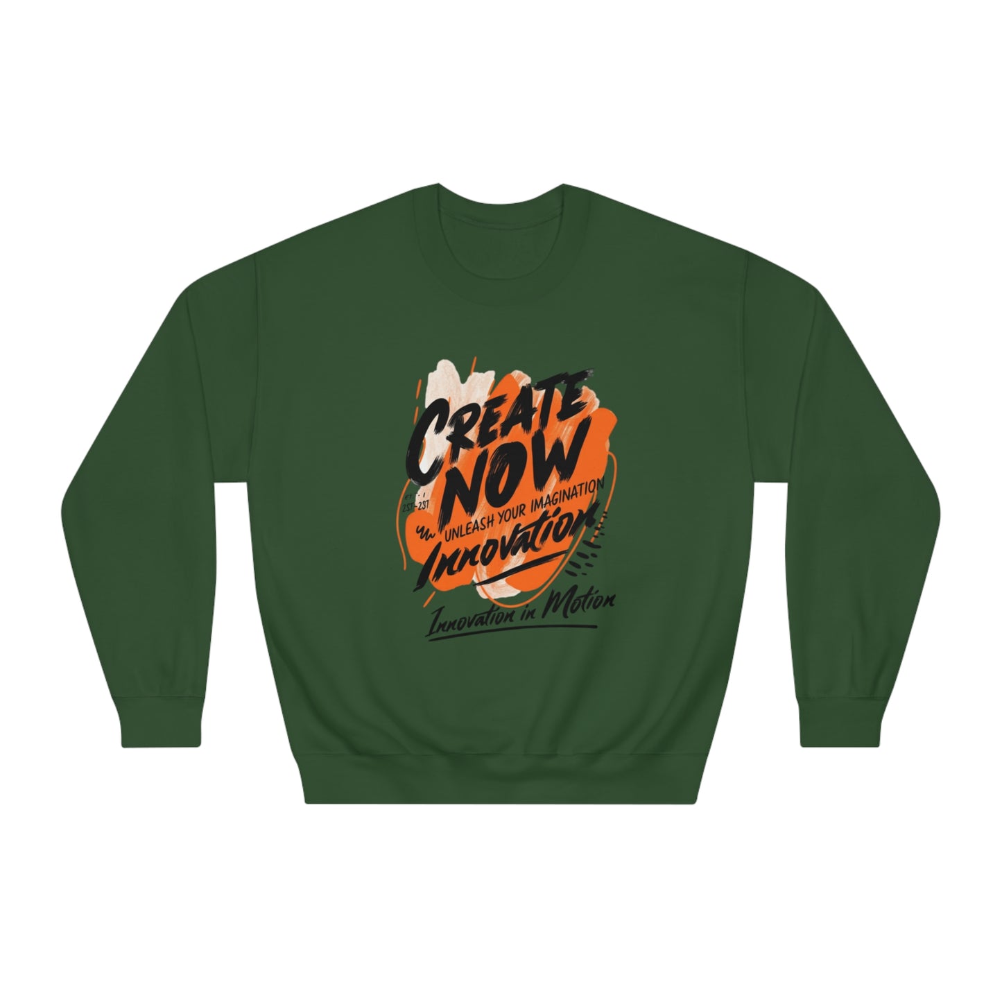 Korea -  Create now Unisex DryBlend® Crewneck Sweatshirt  - StyleMZ