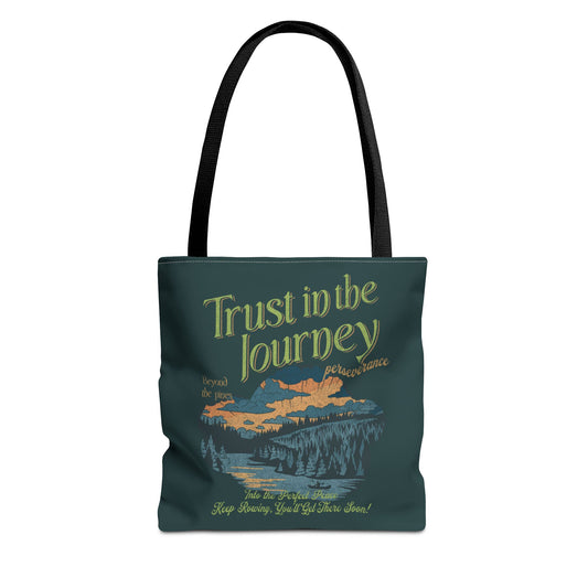 Trust in the journey Tote Bag (AOP) - StyleMZ