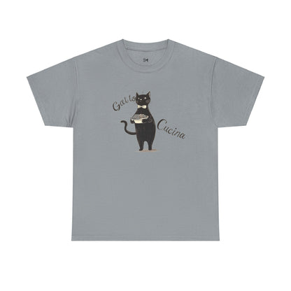 Gatto e Cucina Unisex Heavy Cotton Tee