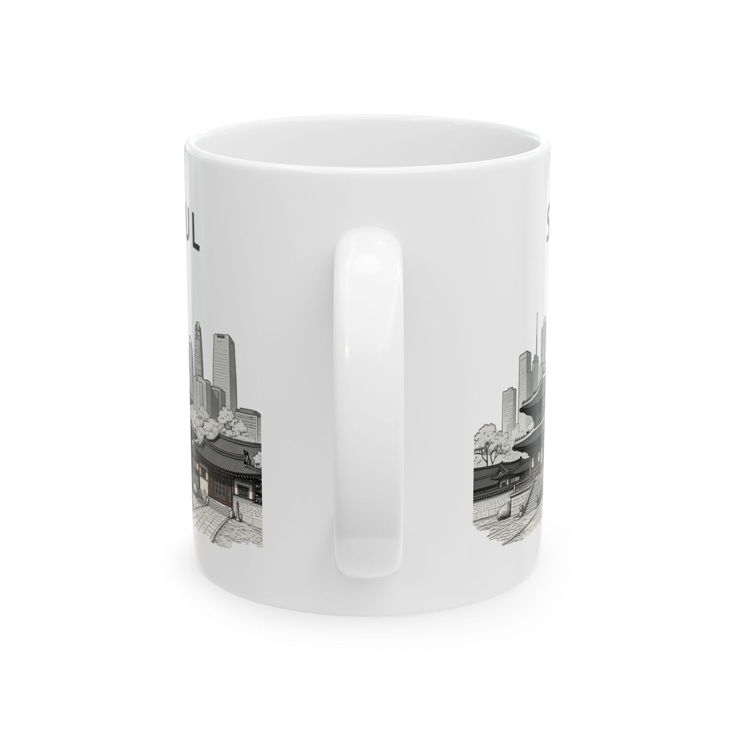 SEOUL Ceramic Mug, (11oz, 15oz) - StyleMZ