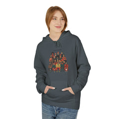 Sudadera con capucha unisex de polar suave y de peso medio de estilo bros' gathering - StyleMZ 