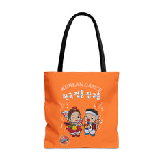 Korea -  Korean traditional drum dance Tote Bag (AOP)  - StyleMZ