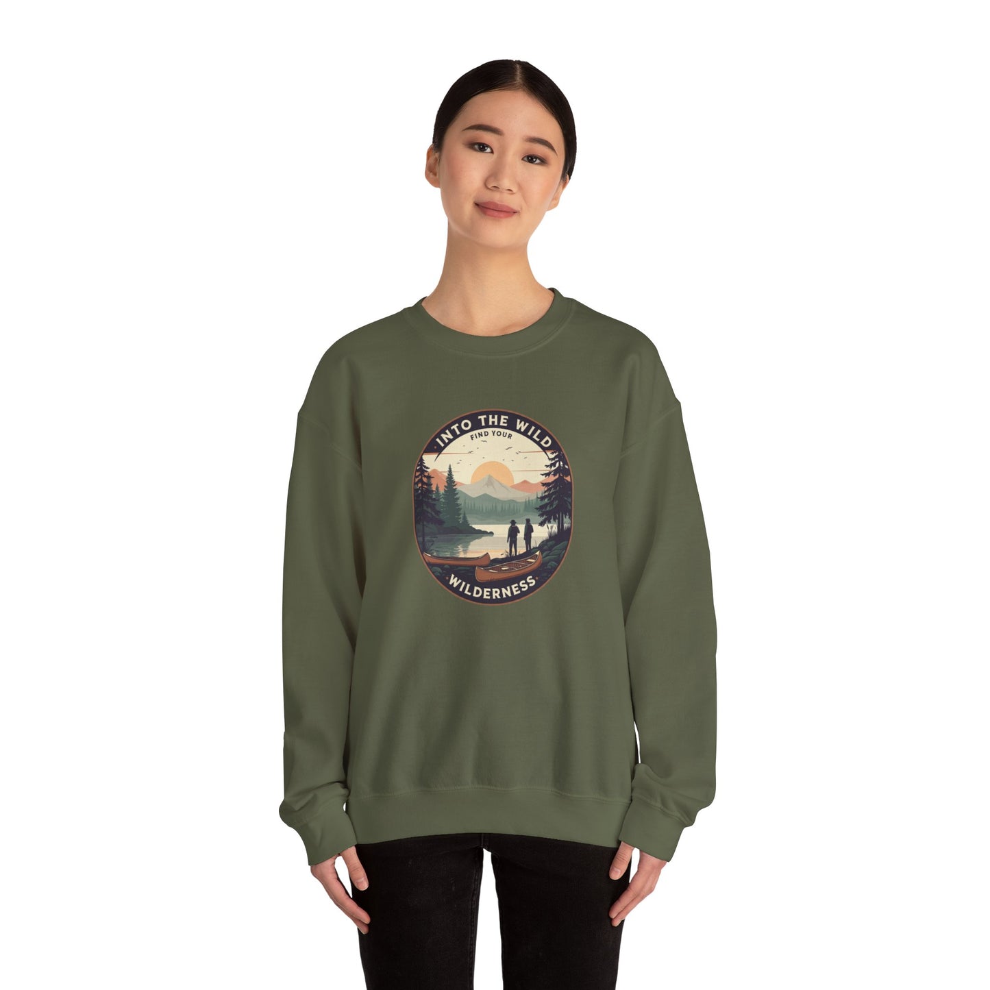 Into the Wild Unisex Heavy Blend™ Crewneck Sweatshirt - StyleMZ