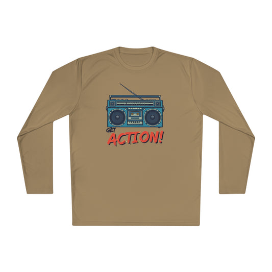 Korea - Get action Unisex Lightweight Long Sleeve Tee - StyleMZ - Stylemz