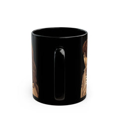 Corea - Taza negra de chocolate (11 oz, 15 oz) - StyleMZ 