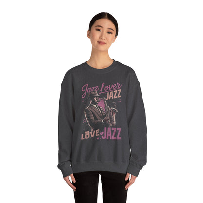 Love Jazz Unisex Heavy Blend™ Crewneck Sweatshirt  - StyleMZ