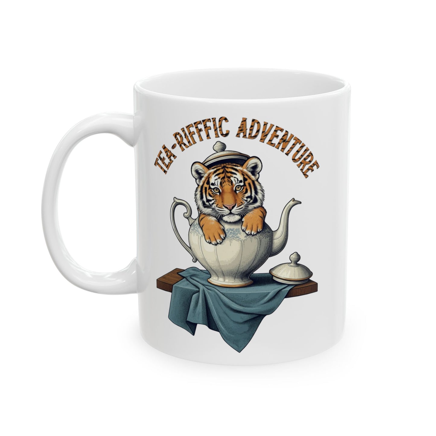 Tea-riffic adventure Ceramic Mug, (11oz, 15oz) - StyleMZ - Stylemz