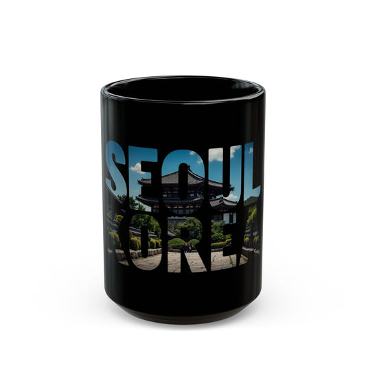 Taza negra de Corea del Sur (11 oz, 15 oz) - StyleMZ 