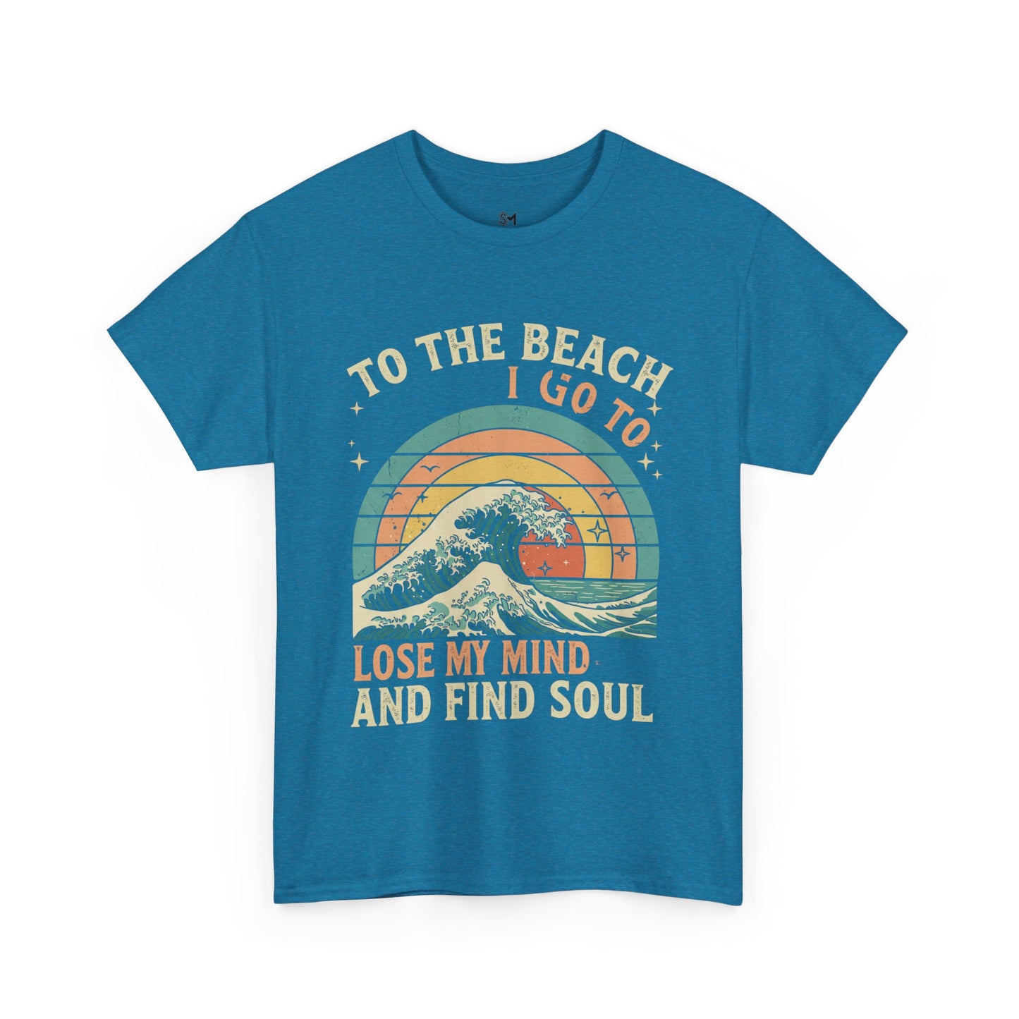 To the beach Unisex Heavy Cotton Tee