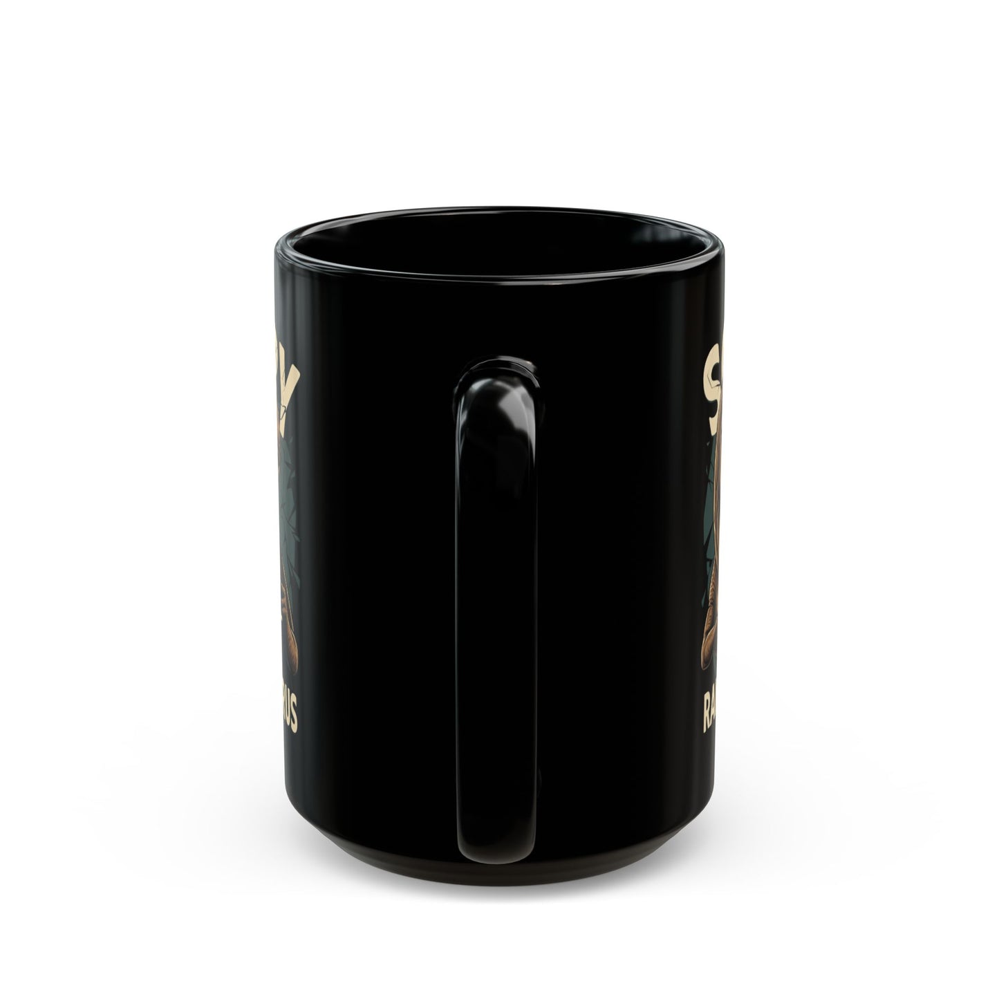 T-rex Black Mug (11oz, 15oz) - StyleMZ