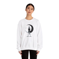 Korea -  Silent Strings, Moonlit Dreams Unisex Heavy Blend™ Crewneck Sweatshirt  - StyleMZ