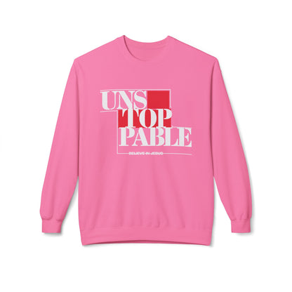 Unstoppable Unisex Midweight Softstyle Fleece Crewneck Sweatshirt - StyleMZ