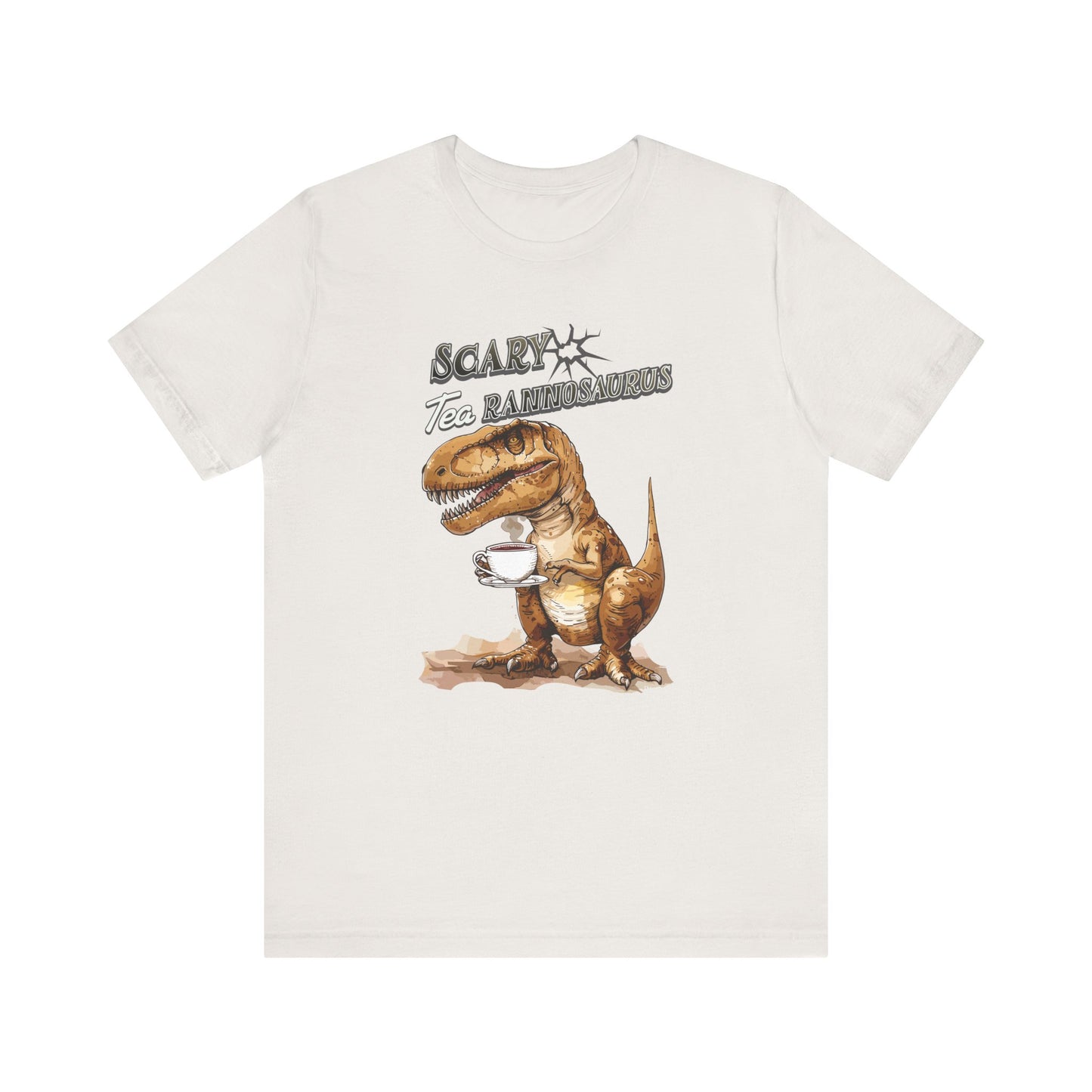 Scary Tea Rannosaurus Unisex Jersey Short Sleeve Tee