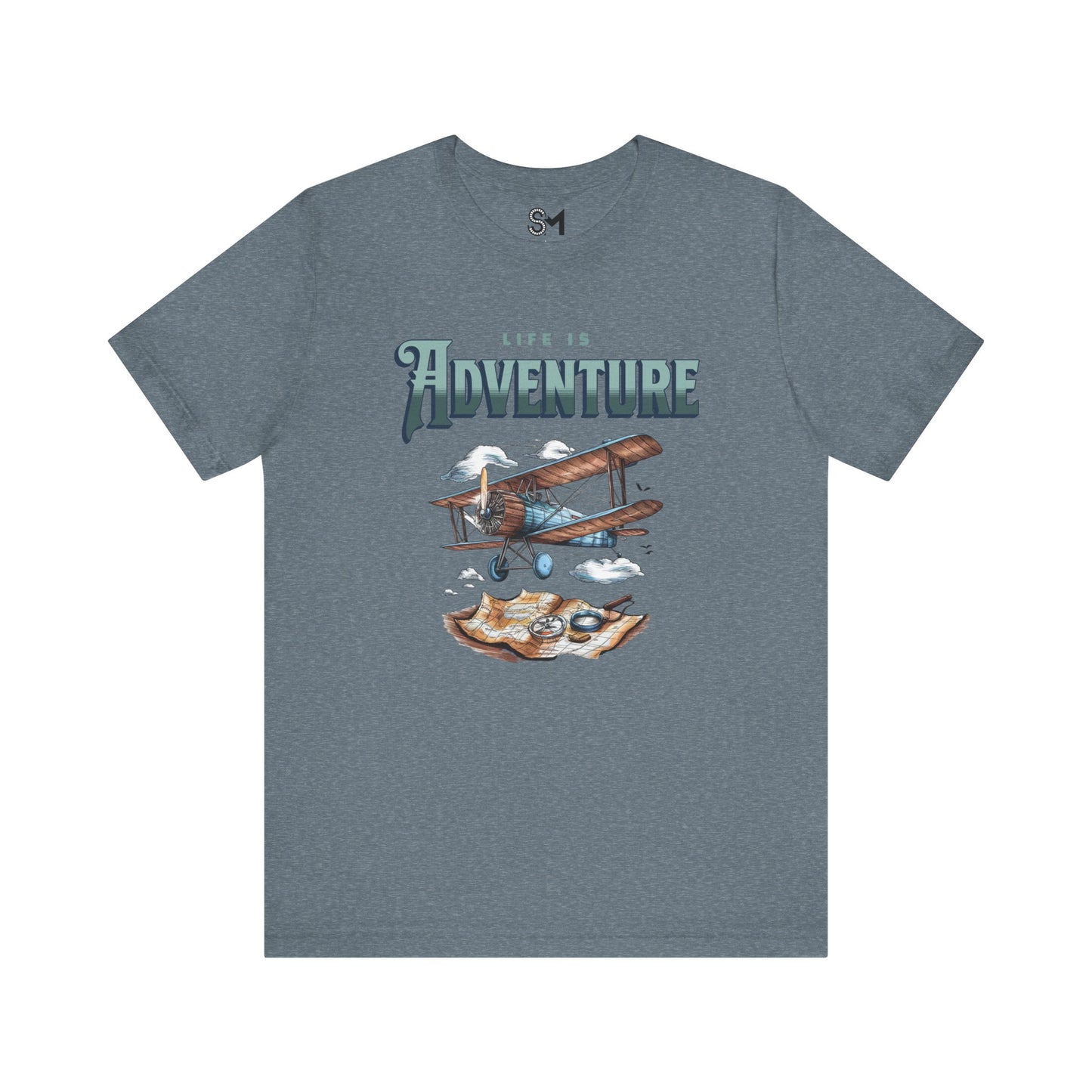 Life is adventure Unisex Jersey Short Sleeve Tee - Stylemz