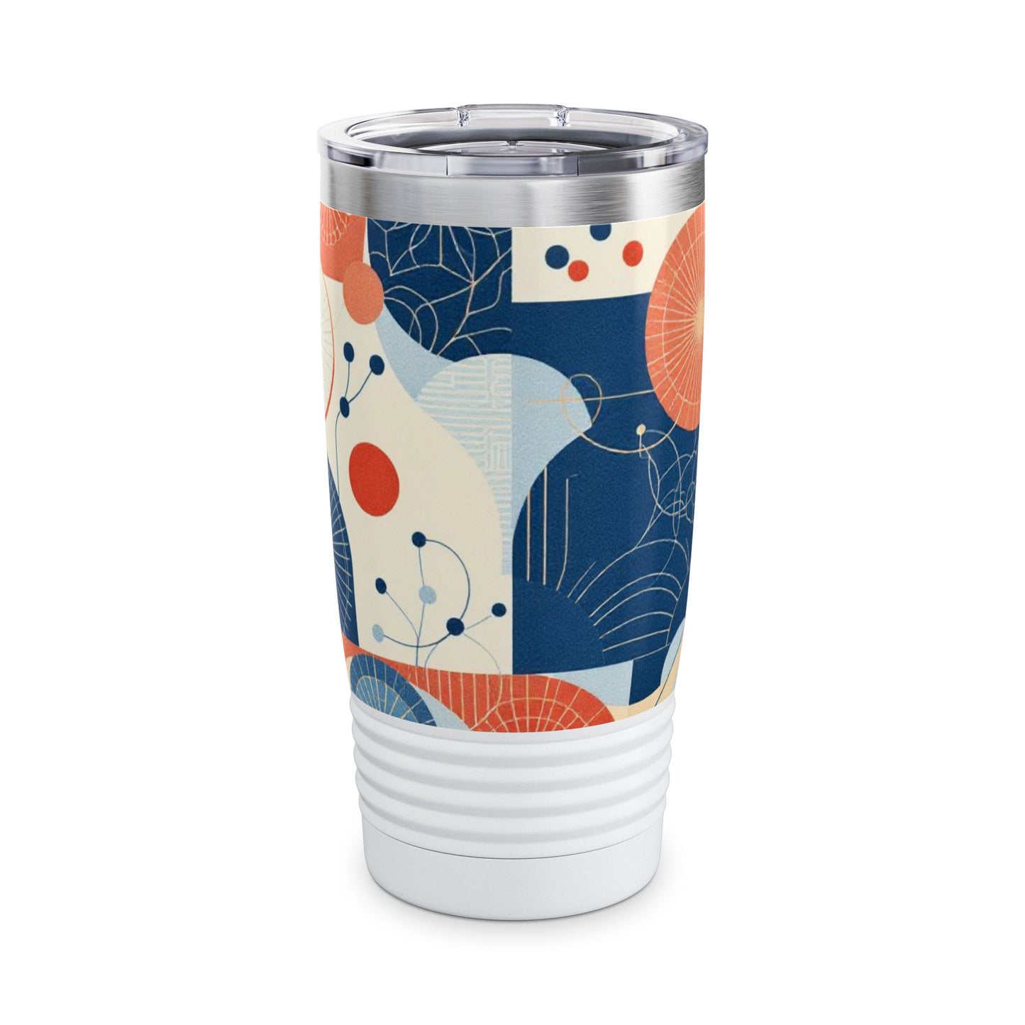 Contemporary Korean Geometric Motifs Ringneck Tumbler, 20oz - StyleMZ