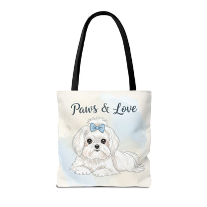 Paws & Love Dog Tote Bag - Durable Pet Lover's Carryall