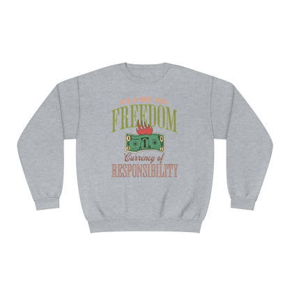 Korea - Currency of freedom Unisex NuBlend® Crewneck Sweatshirt - StyleMZ - Stylemz