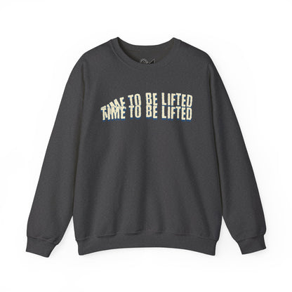 Time to be lifted Unisex Heavy Blend™ Crewneck Sweatshirt - StyleMZ - Stylemz