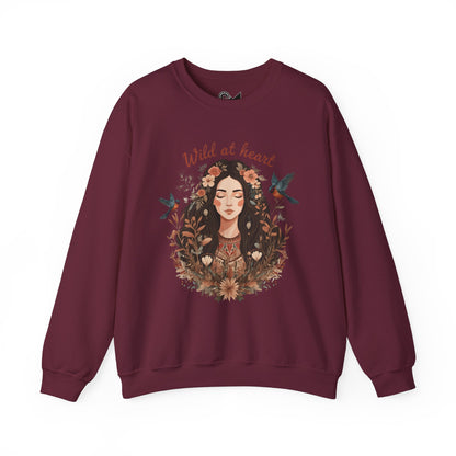 Wild at heart Unisex Heavy Blend™ Crewneck Sweatshirt - StyleMZ