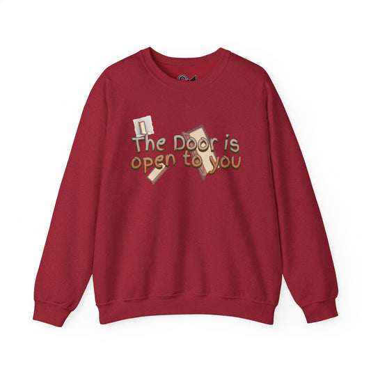 The door is open to you Unisex Heavy Blend™ Crewneck Sweatshirt - StyleMZ