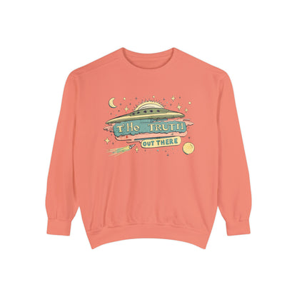 The truth is out there Unisex Garment-Dyed Sweatshirt  - Korea  - StyleMZ