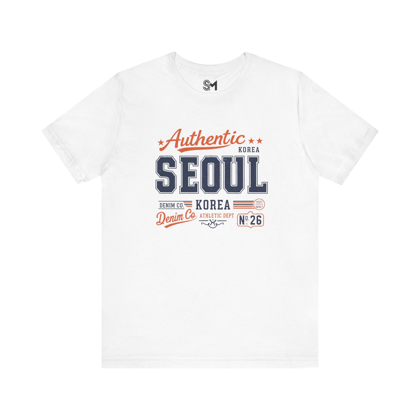 SEOUL KOREA Athletic Dept. Unisex Jersey Short Sleeve Tee