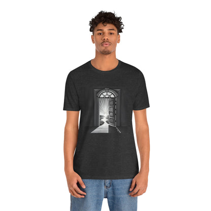 The door is open Unisex Jersey Short Sleeve Tee - StyleMZ