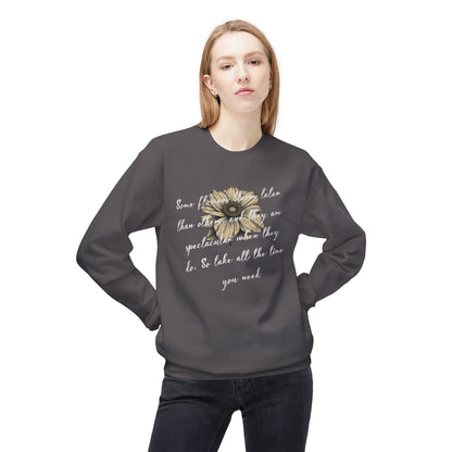 Korea -  Your bloom will be spectacular Unisex Midweight Softstyle Fleece Crewneck Sweatshirt  - StyleMZ