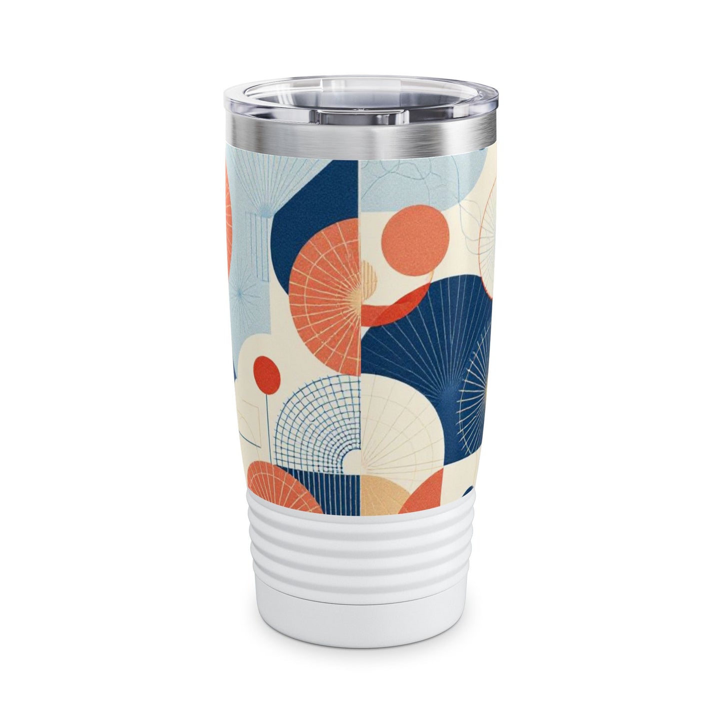 Contemporary Korean Geometric Motifs Ringneck Tumbler, 20oz - StyleMZ