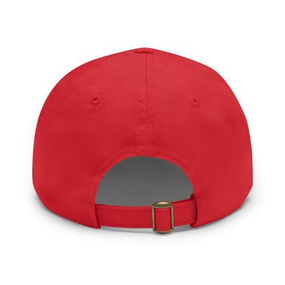 Korea -  GYMSTAR Hat with Leather Patch (Round)  - StyleMZ