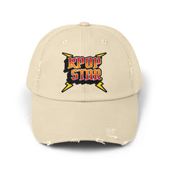 Corea - Gorra unisex desgastada con estrella del KPOP - StyleMZ 