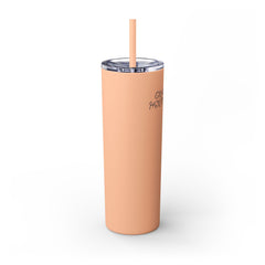 Korea -  GRACE HERITAGE Skinny Tumbler with Straw, 20oz  - StyleMZ