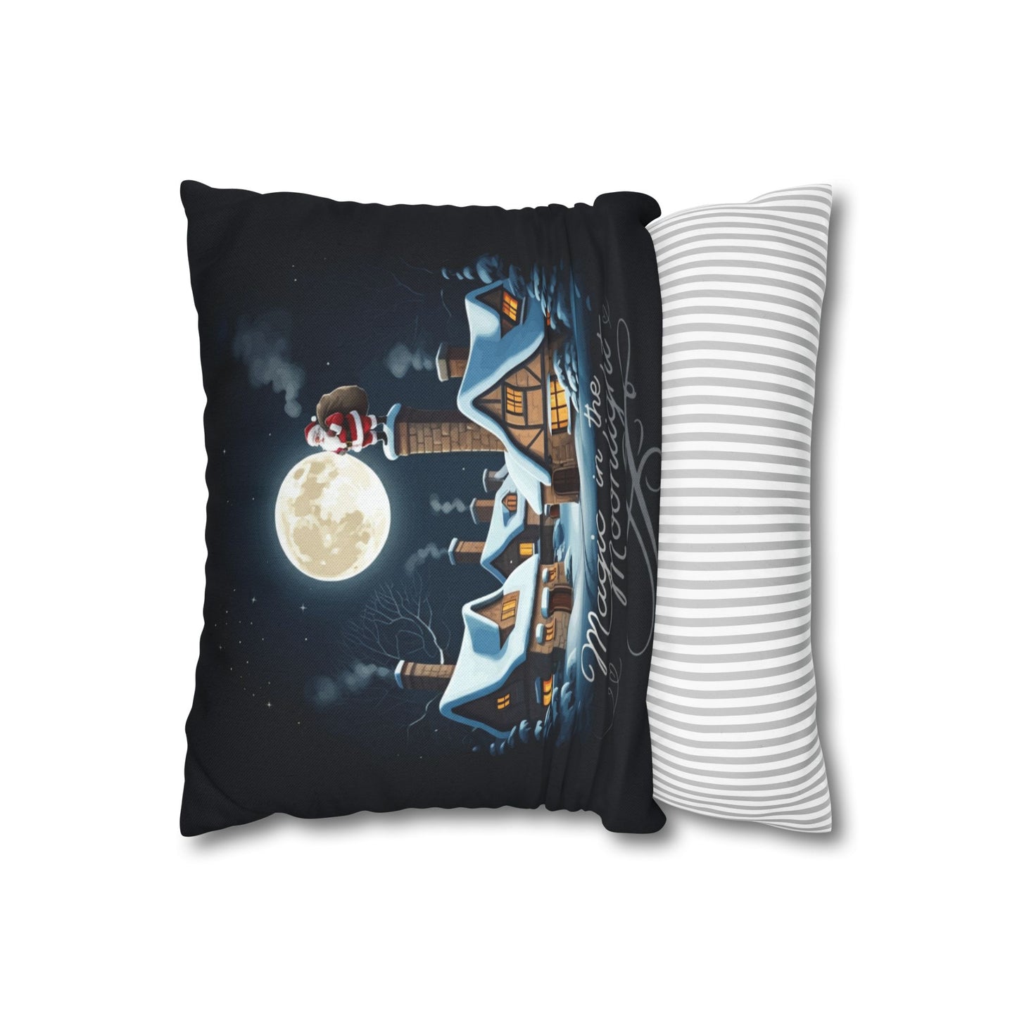 StyleMZ -  Magic in the moonlight Spun Polyester Square Pillowcase  - StyleMZ