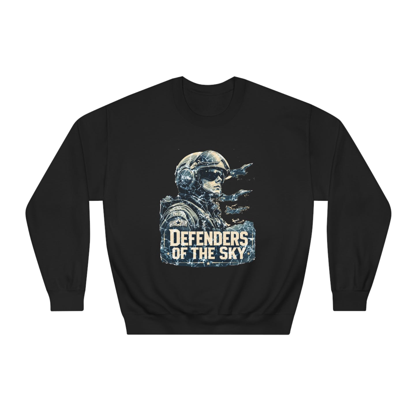 Defenders of the Sky Unisex DryBlend® Crewneck Sweatshirt - StyleMZ-Stylemz