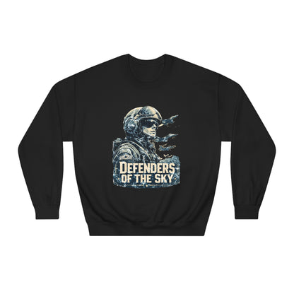 Defenders of the Sky Unisex DryBlend® Crewneck Sweatshirt - StyleMZ-Stylemz