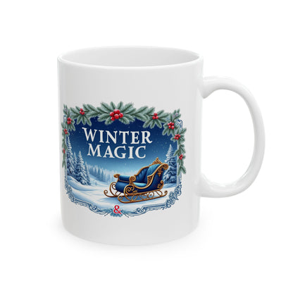 Winter Magic Ceramic Mug, (11oz, 15oz) - StyleMZ