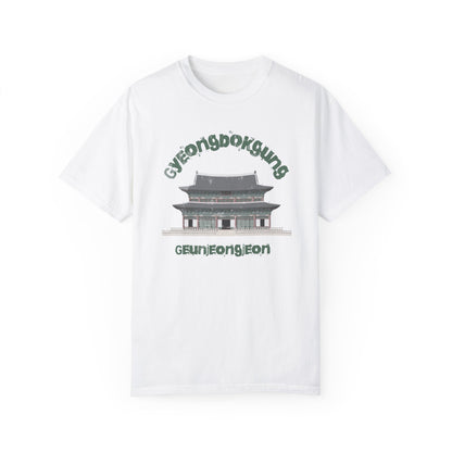 Gyeongbokgung Geunjeongjeonjeon Unisex Garment-Dyed T-shirt  - Korea  - StyleMZ