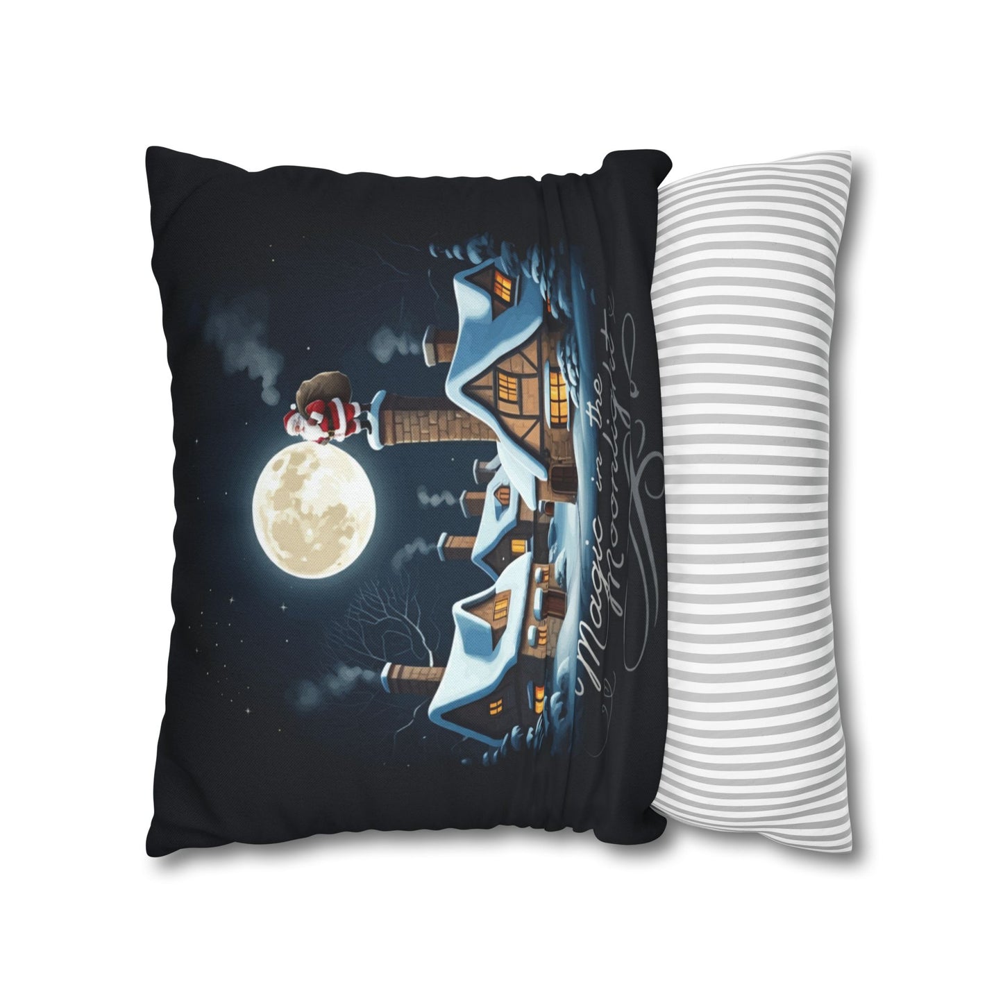 StyleMZ -  Magic in the moonlight Spun Polyester Square Pillowcase  - StyleMZ