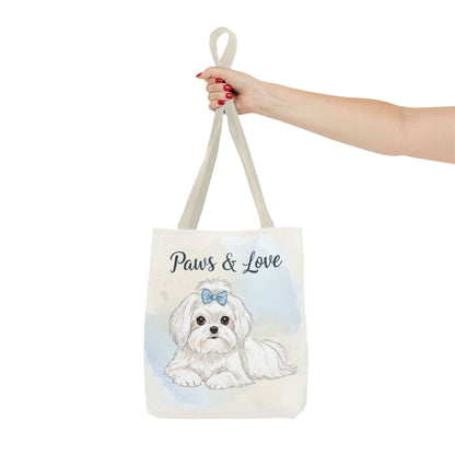 Paws & Love Dog Tote Bag - Durable Pet Lover's Carryall