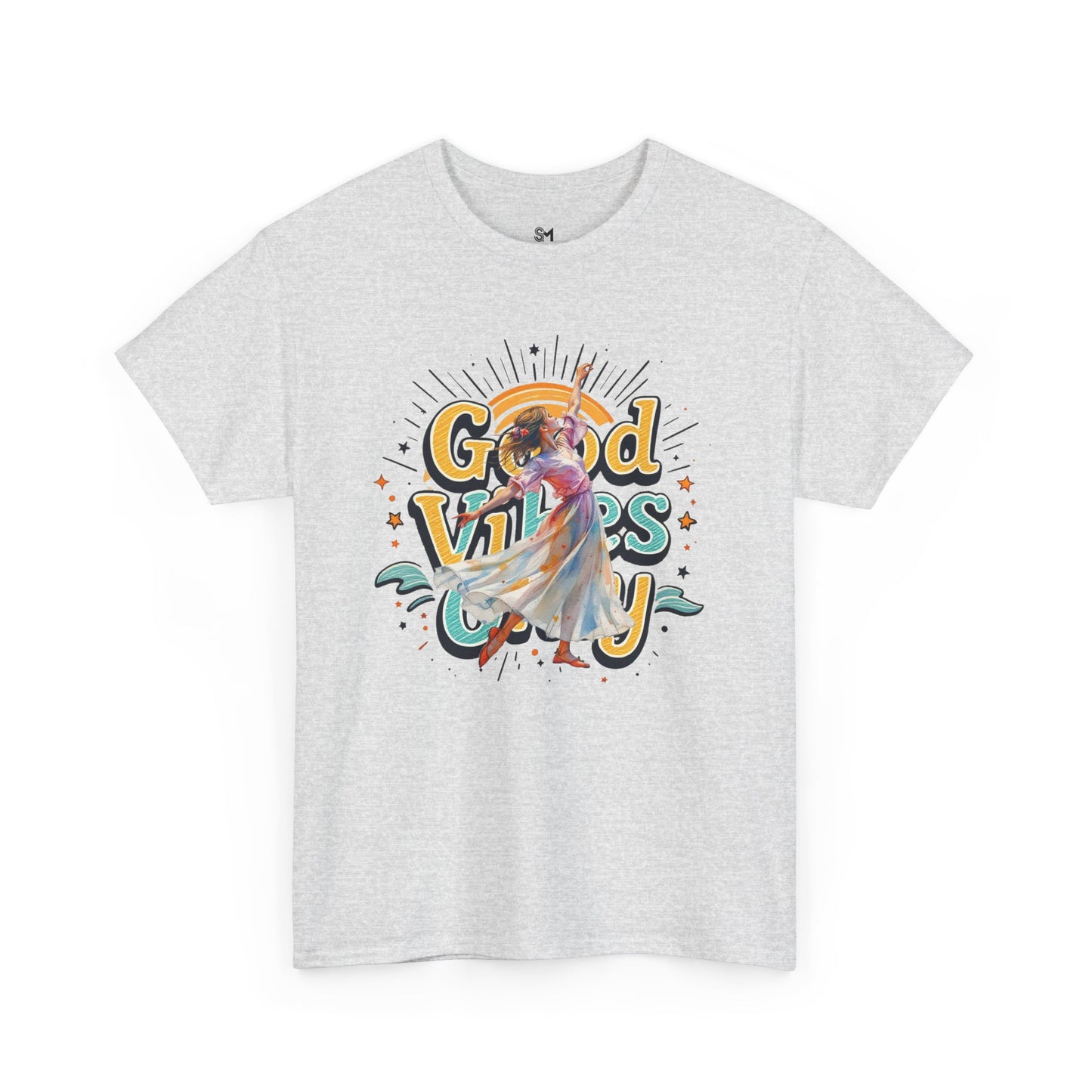 Good vibes only Unisex Heavy Cotton Tee - Stylemz