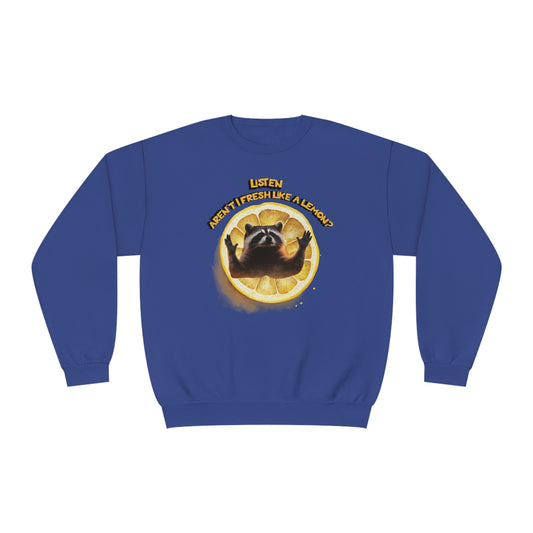 Korea - Lemonish racoon Unisex NuBlend® Crewneck Sweatshirt - StyleMZ - Stylemz