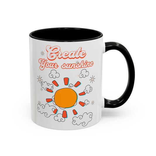 Create your sunshine Accent Coffee Mug (11, 15oz) - StyleMZ