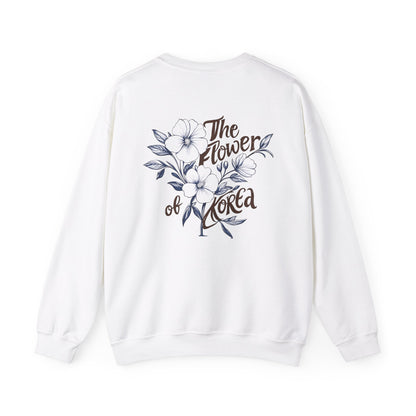 The Flower of Korea Comfort Crewneck Sweatshirt Design